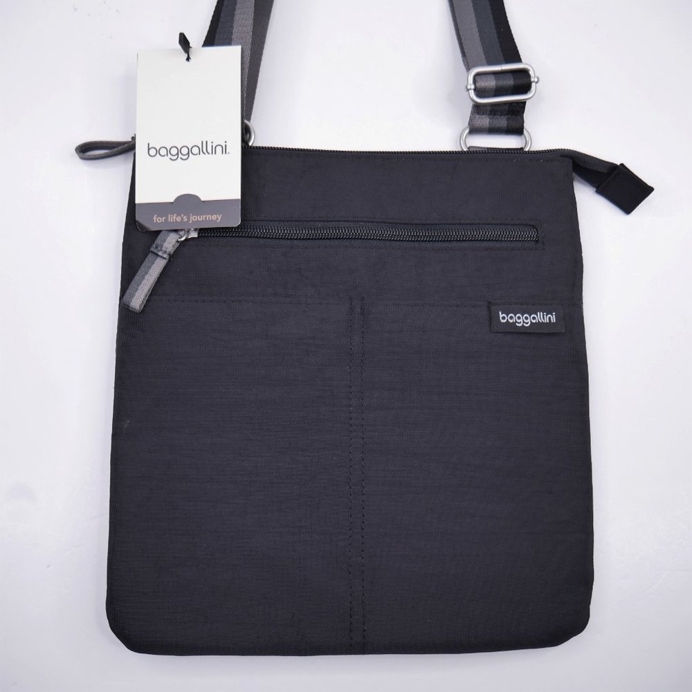Baggallini Fine Line Slim Crossbody Bagg Purse NEW - Picture 3 of 8